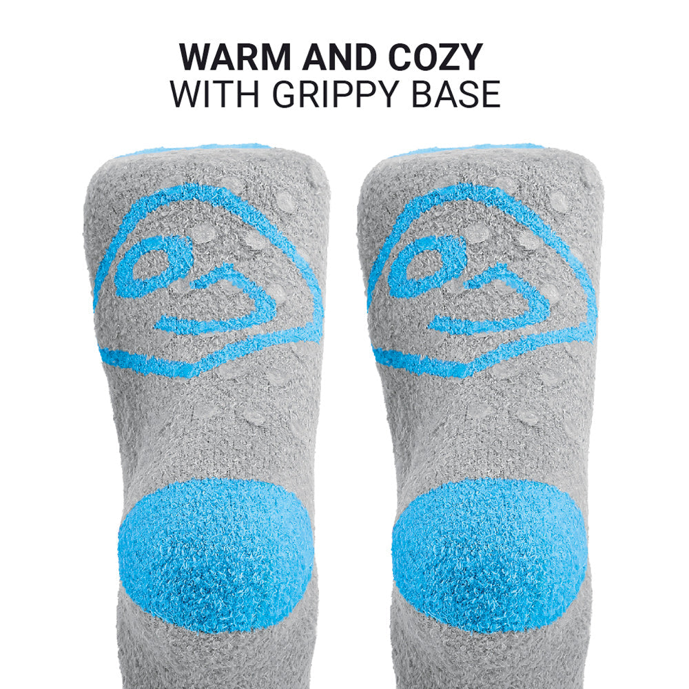 Go Travel Everyday Fluffy Sockzzz (Blue)