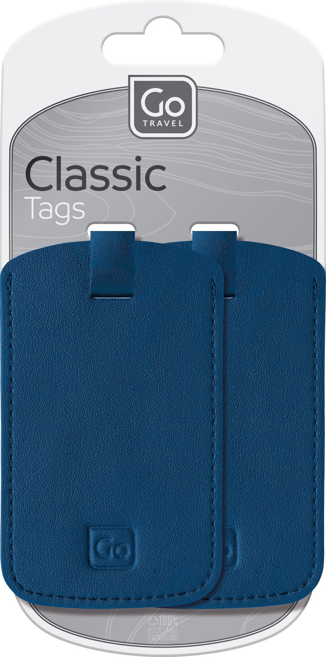 Go Travel Classic Tags (Blue)