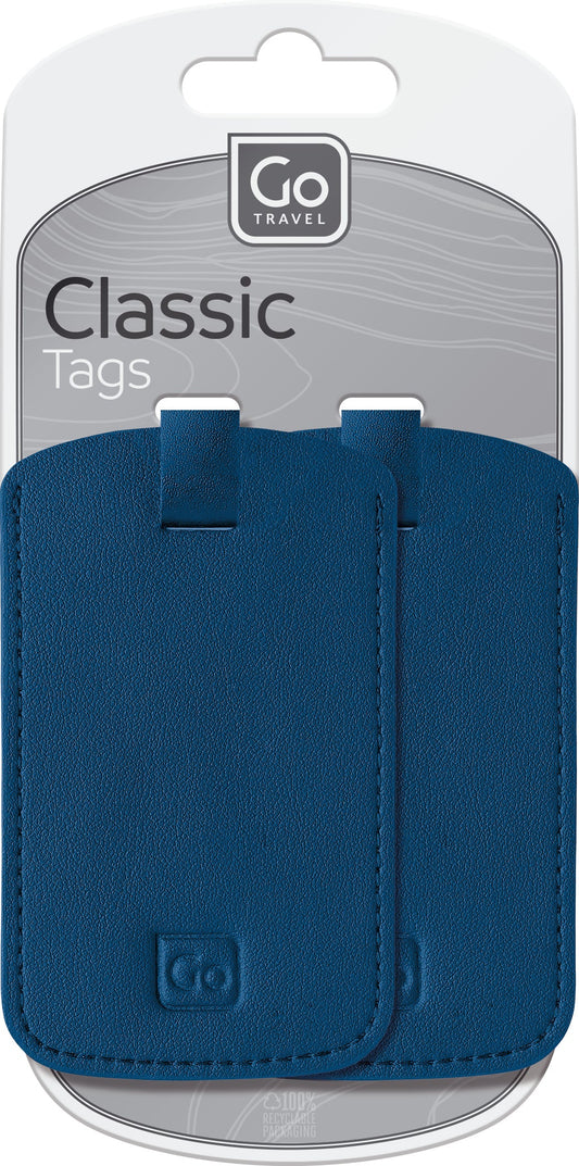 Go Travel Classic Tags (Blue)