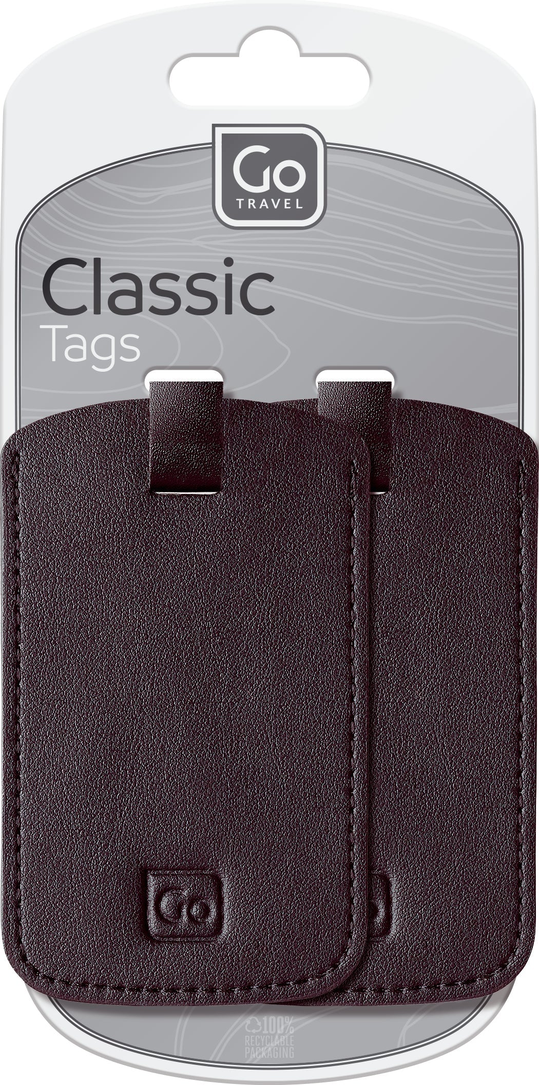 Go Travel Classic Tags (Black)
