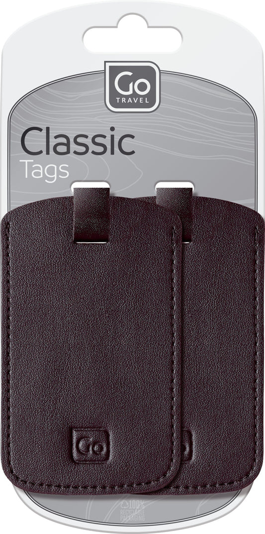 Go Travel Classic Tags (Black)