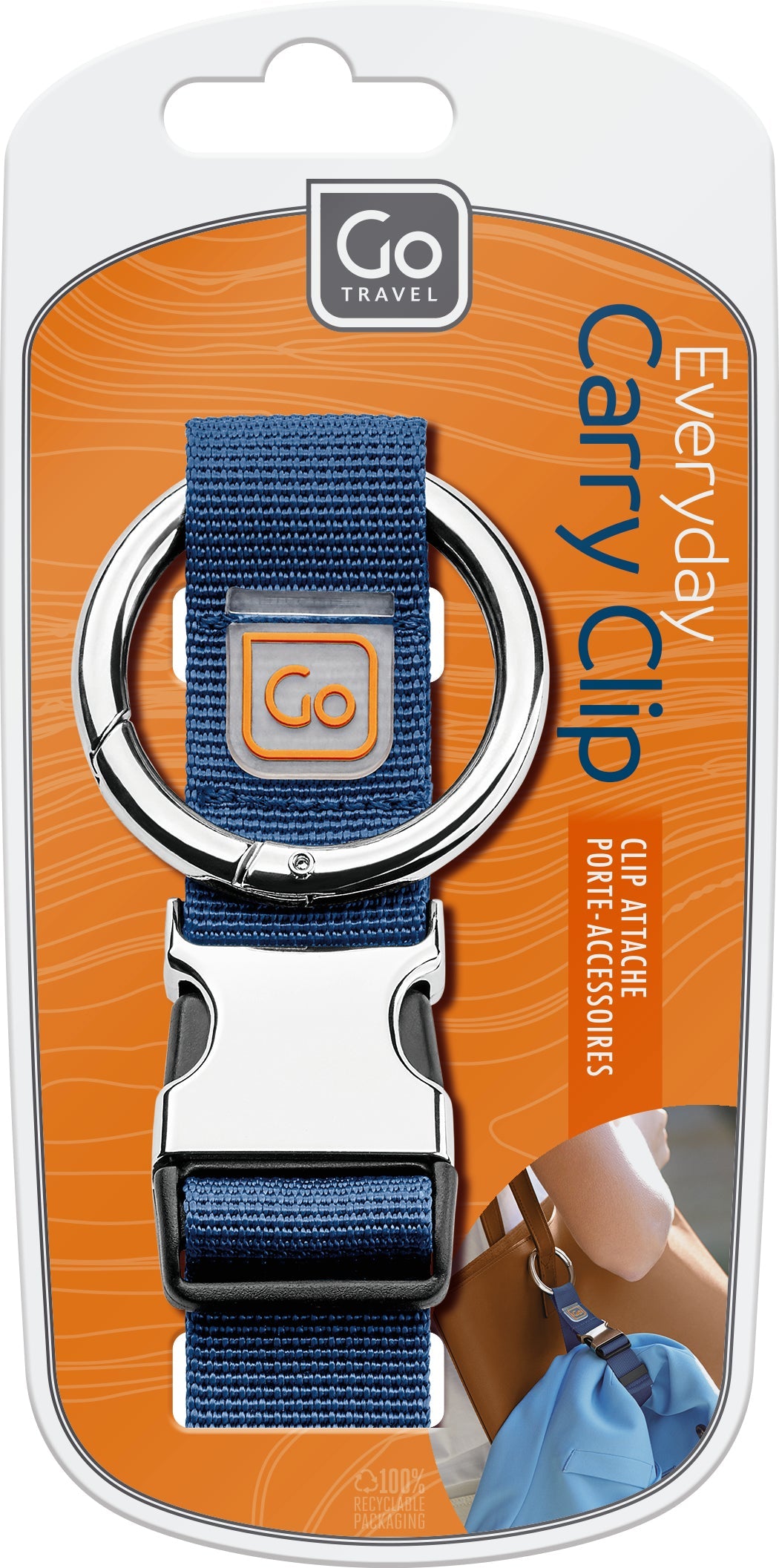 Go Travel Everyday Carry Clip (Blue)