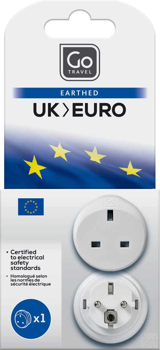 Go Travel UK-EU Adaptor