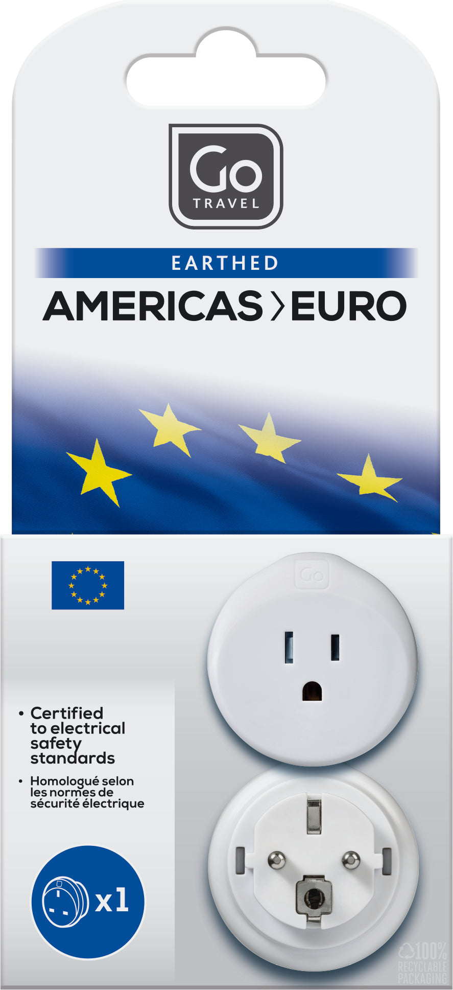Go Travel USA-EU Adaptor