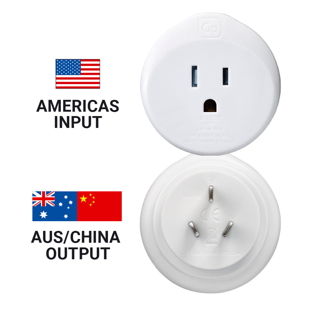 Go Travel USA-AUS/China Adaptor