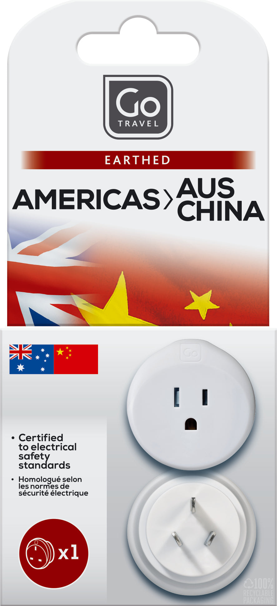 Go Travel USA-AUS/China Adaptor