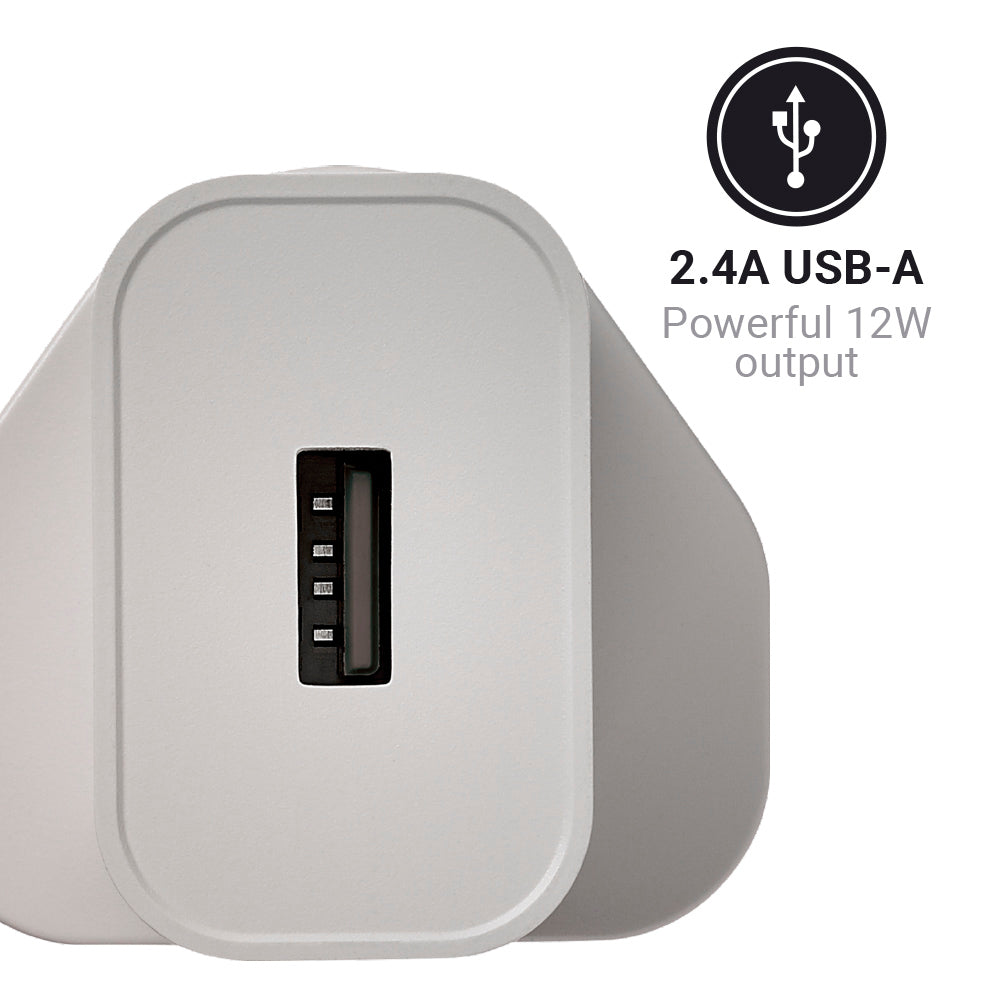 Go Travel UK USB-A Charger (2.4A)