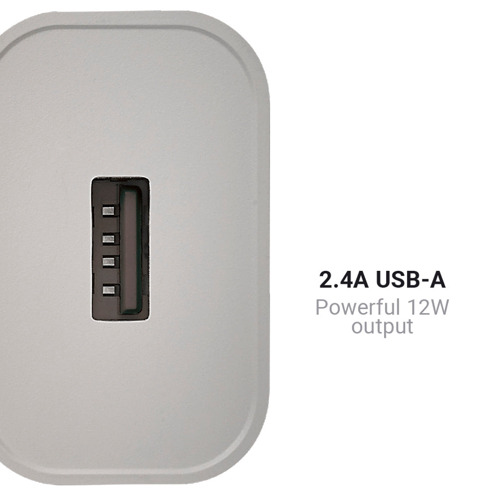 Go Travel EU USB-A Charger (2.4A)