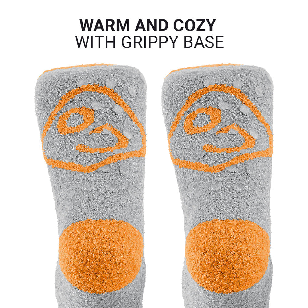 Go Travel Everyday Fluffy Sockzzz (Orange)